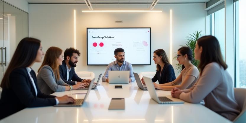 EmaraTopUp team meeting in Dubai office
